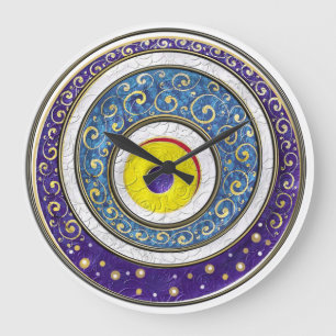 Evil Eye Große Wanduhr
