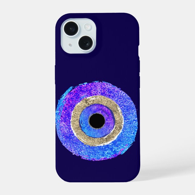 Evil Eye  iPhone 15 Case Hülle (Rückseite)