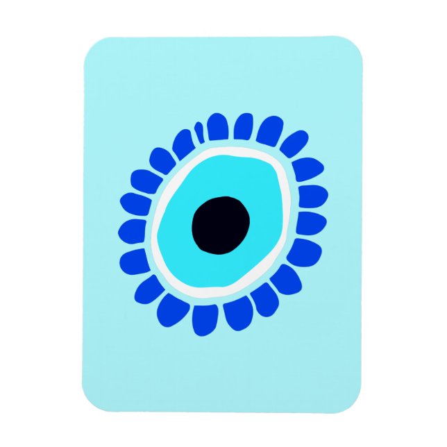 Evil Eye Lucky Charm Magnet (Vertikal)