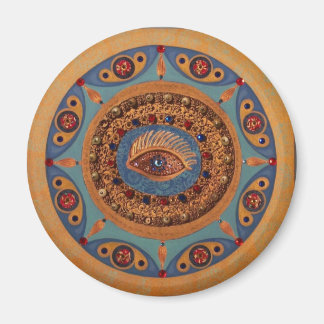 Evil Eye Mandala: Originelle Kunst Magnet