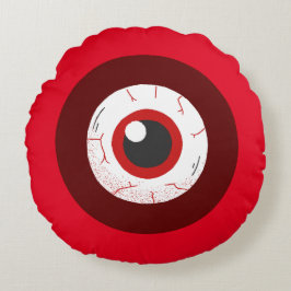 Evil Eye Max Ultra Red - Rundes Kissen