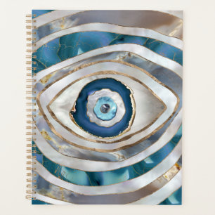 Evil Eye Mineralien und Gold Planer