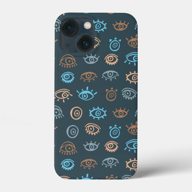 Evil Eye Muster Case-Mate iPhone Case (Rückseite)