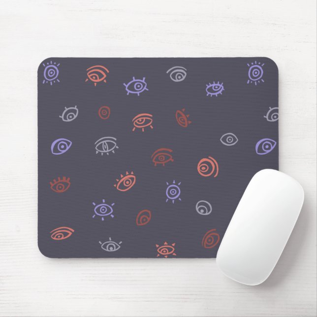Evil Eye Muster Mouse Pad Mousepad (Mit Mouse)