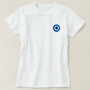 Evil Eye Nazar Blue Mati Shirt für Frauen