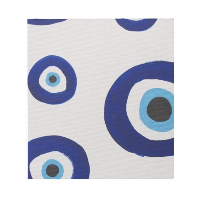 Evil Eye Notepad Notizblock (Vorderseite)