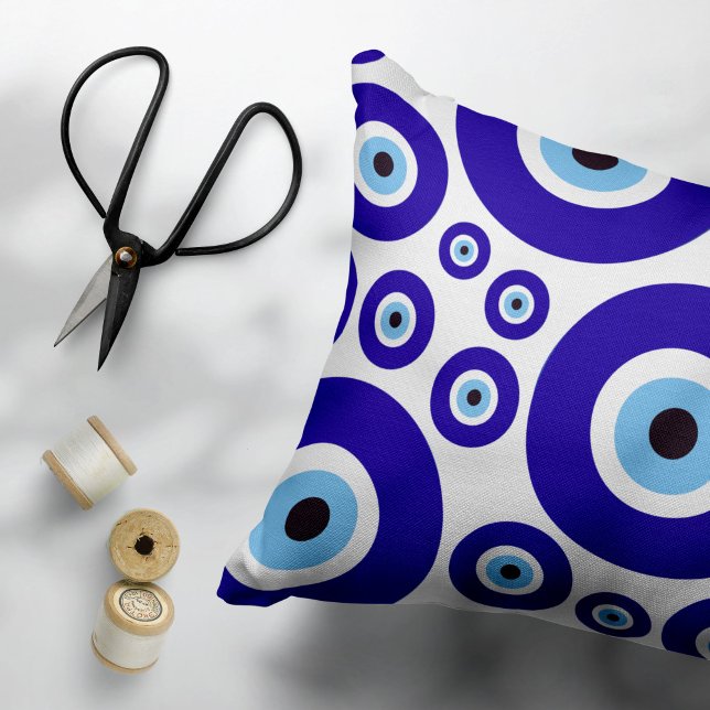 Evil Eye Pattern, Greek Eye, Turkish Eye, Nazar Dekokissen (Von Creator hochgeladen)