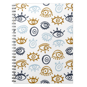 Evil Eye Pattern Notizblock