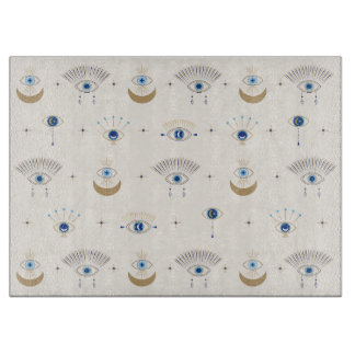 Evil Eye Pattern Schneidebrett