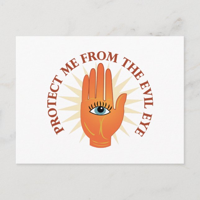 Evil Eye Postkarte (Vorderseite)