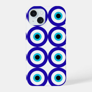 Evil Eye Protection All-Over Pattern  iPhone 15 Hülle