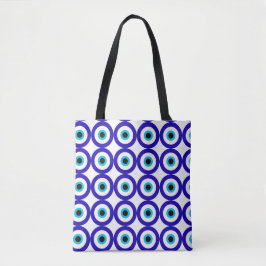 Evil Eye Protection All-Over Pattern Tote bag