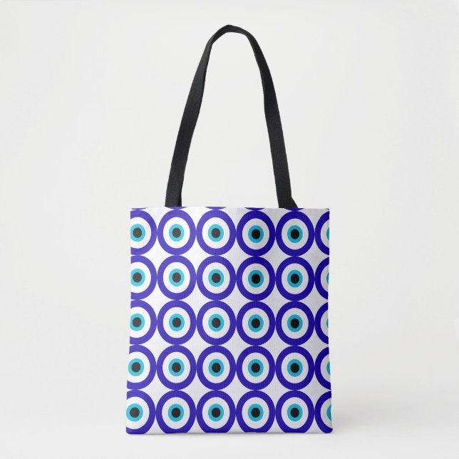 Evil Eye Protection All-Over Pattern Tote bag (Vorderseite)