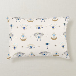 Evil Eye Protection Pattern Lumbar Pillow Dekokissen