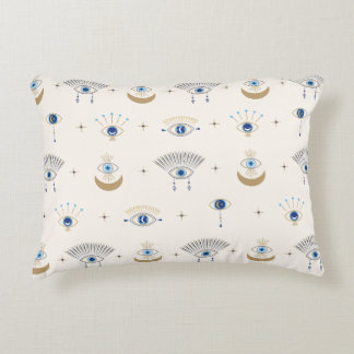 Evil Eye Protection Pattern Lumbar Pillow Dekokissen