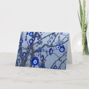 Evil Eye Protection Tree Pagan Wiccan Gruß Karte