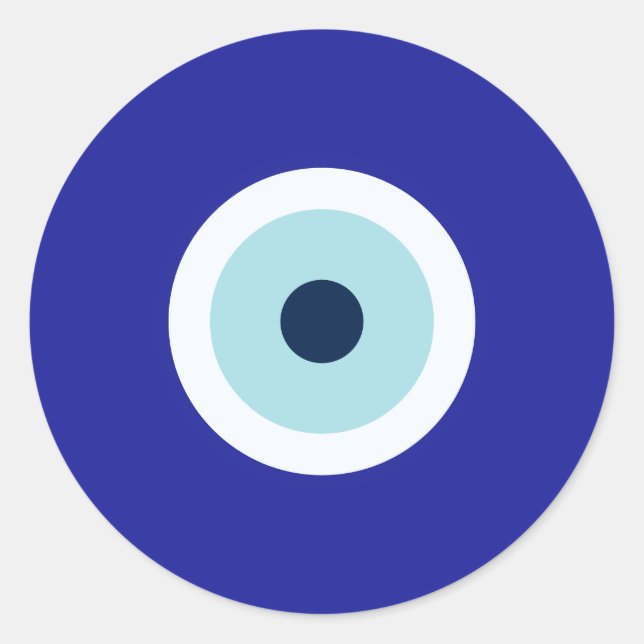 Evil Eye Runder Aufkleber (Vorderseite)
