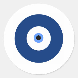 Evil Eye Runder Aufkleber