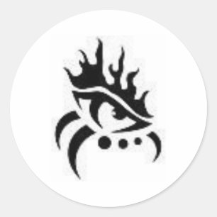 Evil Eye Runder Aufkleber
