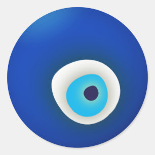 Evil Eye Runder Aufkleber