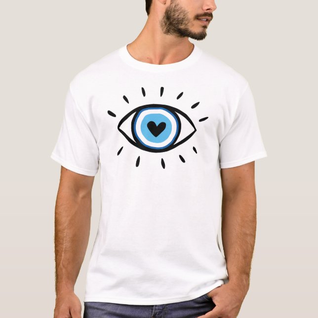 Evil Eye spirituelle ästhetische Esoteric Mystical T-Shirt (Vorderseite)