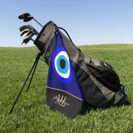 Evil Eye Talisman & Arabic Amulet /Türkisch, Griec Golfhandtuch