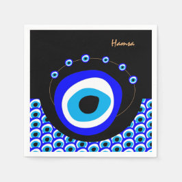 Evil Eye Talisman & Arabic Amulet /Türkisch, Griec Serviette