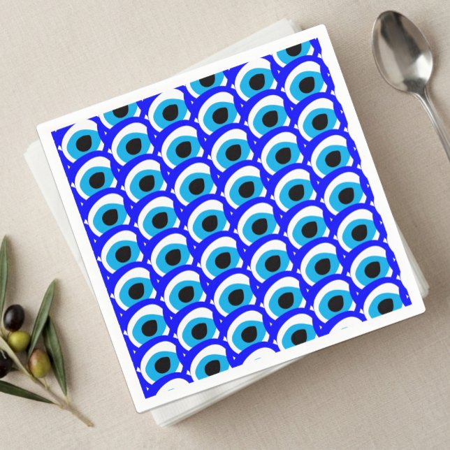 Evil Eye Talisman & Arabic Amulet /Türkisch, Griec Serviette (Evil Eye Napkins / Good luck charm)