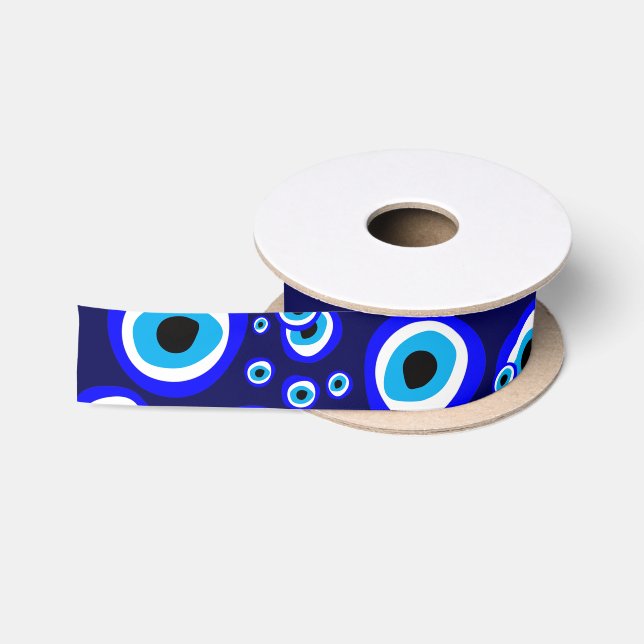 Evil Eye Talisman & Arabisch Amulett Griechisch /  Satinband (Spule)