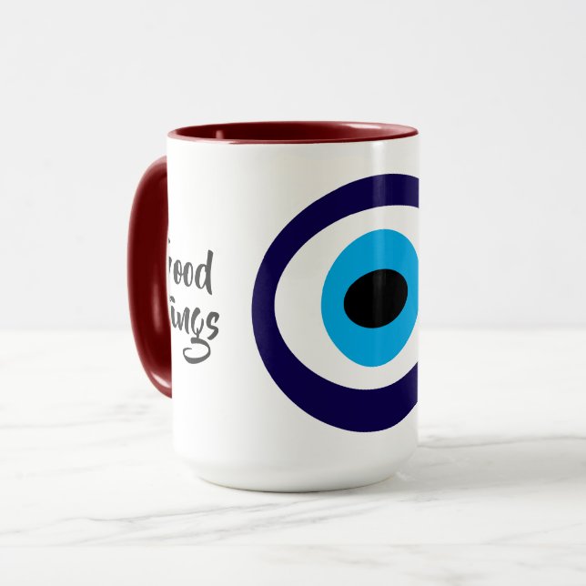 Evil Eye Tasse (Vorderseite Links)