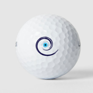 Evil EyeEvil Eye Artistic Blue Greek Golfball