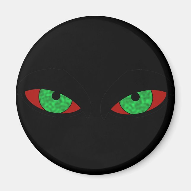 Evil Eyes Halloween Magnet (Vorne)
