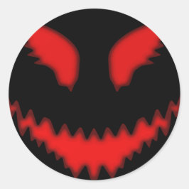 Evil Eyes Halloween Round Stickers