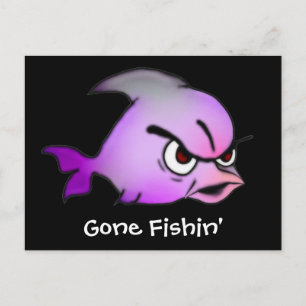 Evil Fish Postkarte