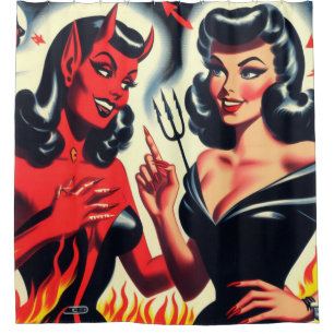 Evil Girls Duschvorhang