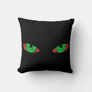 Evil Green Eyes Kissen