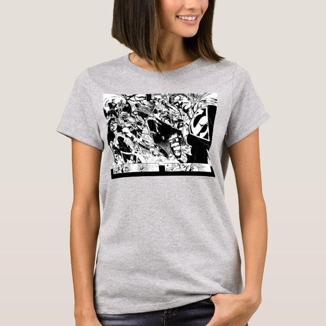 Evil Heros Panel T-Shirt (Vorderseite)
