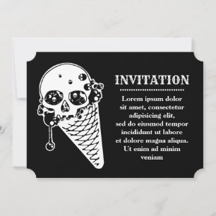 Evil Ice Cream Cone Einladung