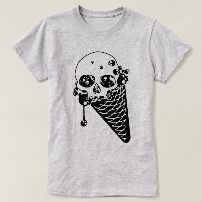 Evil Ice Cream Cone T - Shirt (Design vorne)