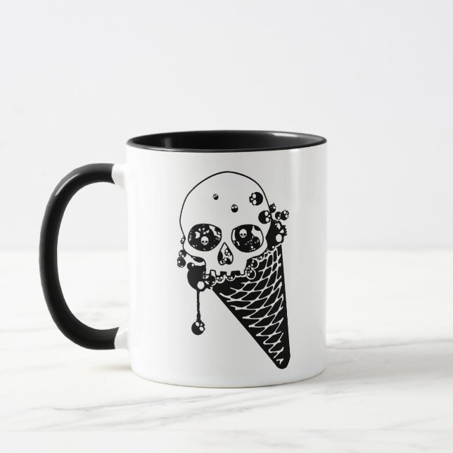 Evil Ice Cream Cone Tasse (Links)