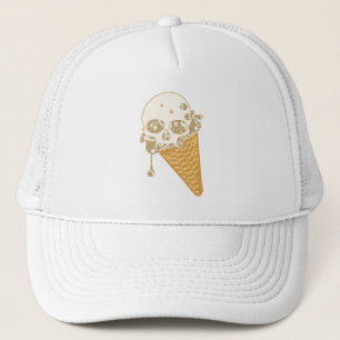 Evil Ice Creme Cone Trucker Hat Truckerkappe