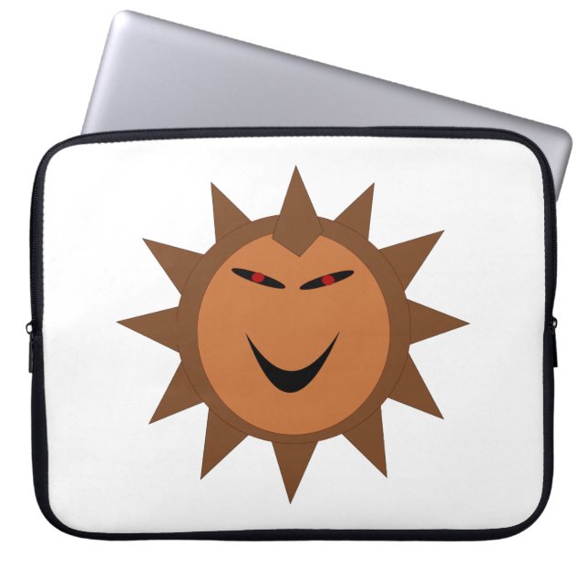 Evil Igel Kawaii Goth Halloween Laptop Bag Laptopschutzhülle (Vorderseite)