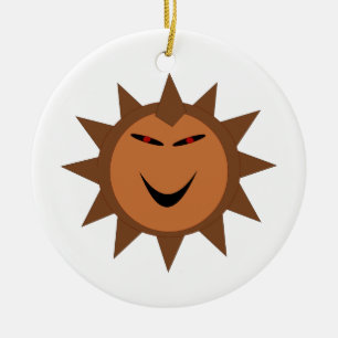 Evil Igel Kawaii Goth Halloween Ornament