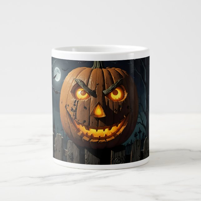 Evil Jack O'Lantern Jumbo-Tasse (Vorderseite)