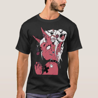Evil Japanese Girl Urban Modern Style T-Shirt