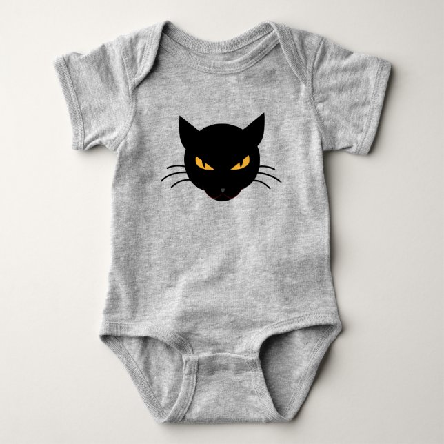 Evil Kitty Baby Strampler (Vorderseite)