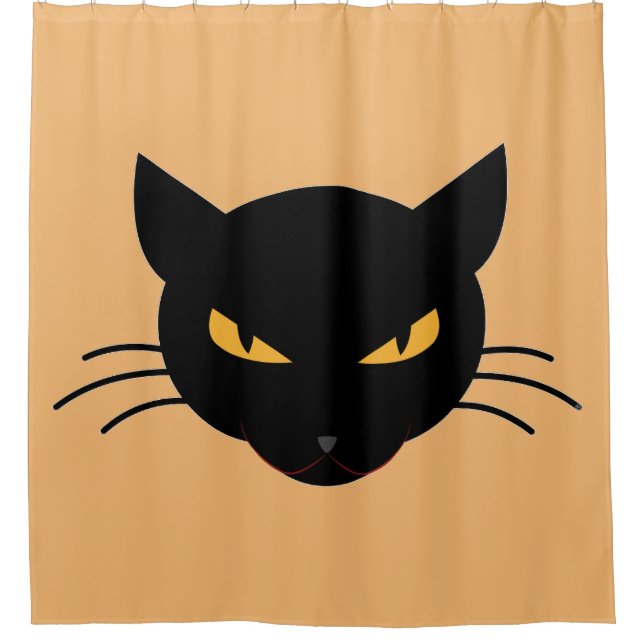 Evil Kitty Duschvorhang (Vorderseite)