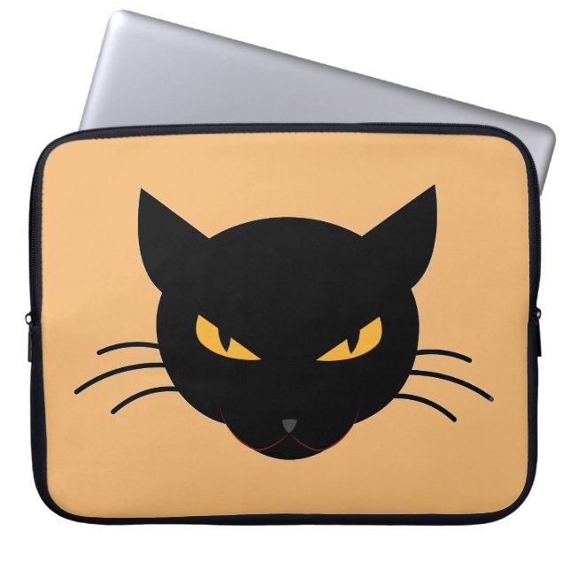 Evil Kitty Laptopschutzhülle (Vorderseite)