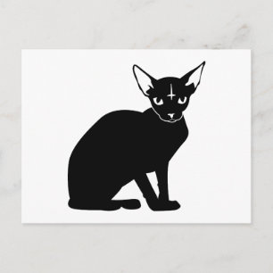 Evil Kitty Postkarte