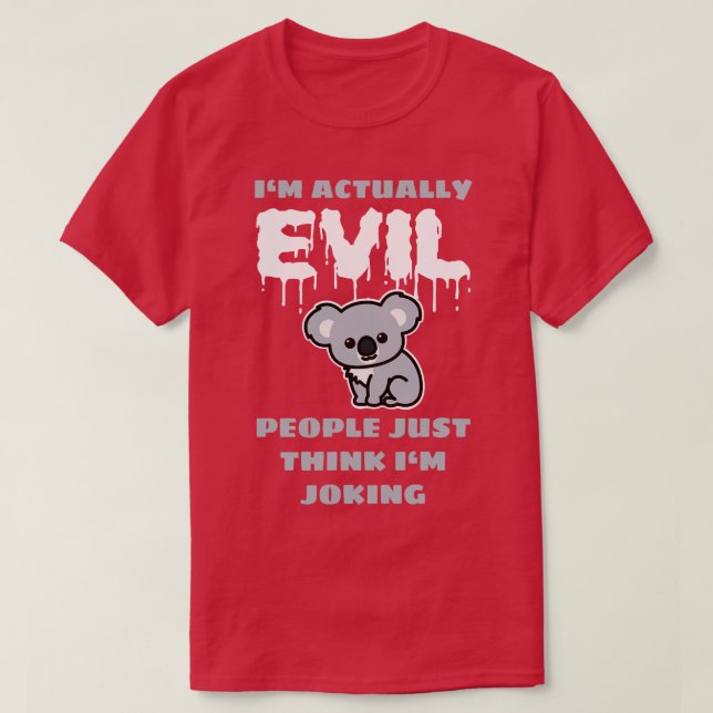 Evil Koala T-Shirt (Design vorne)